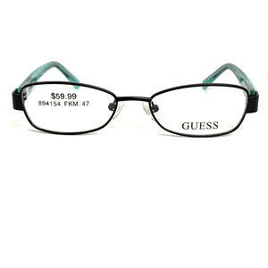Guess Kids Eyeglasses Frames GU9092 BLK Black Blue Full Rim 47-16-130‎ H19296
